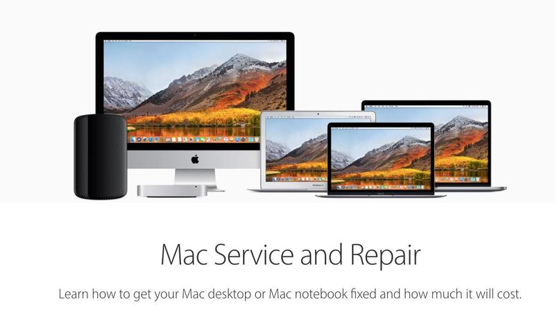 setup a time for repair mac apple